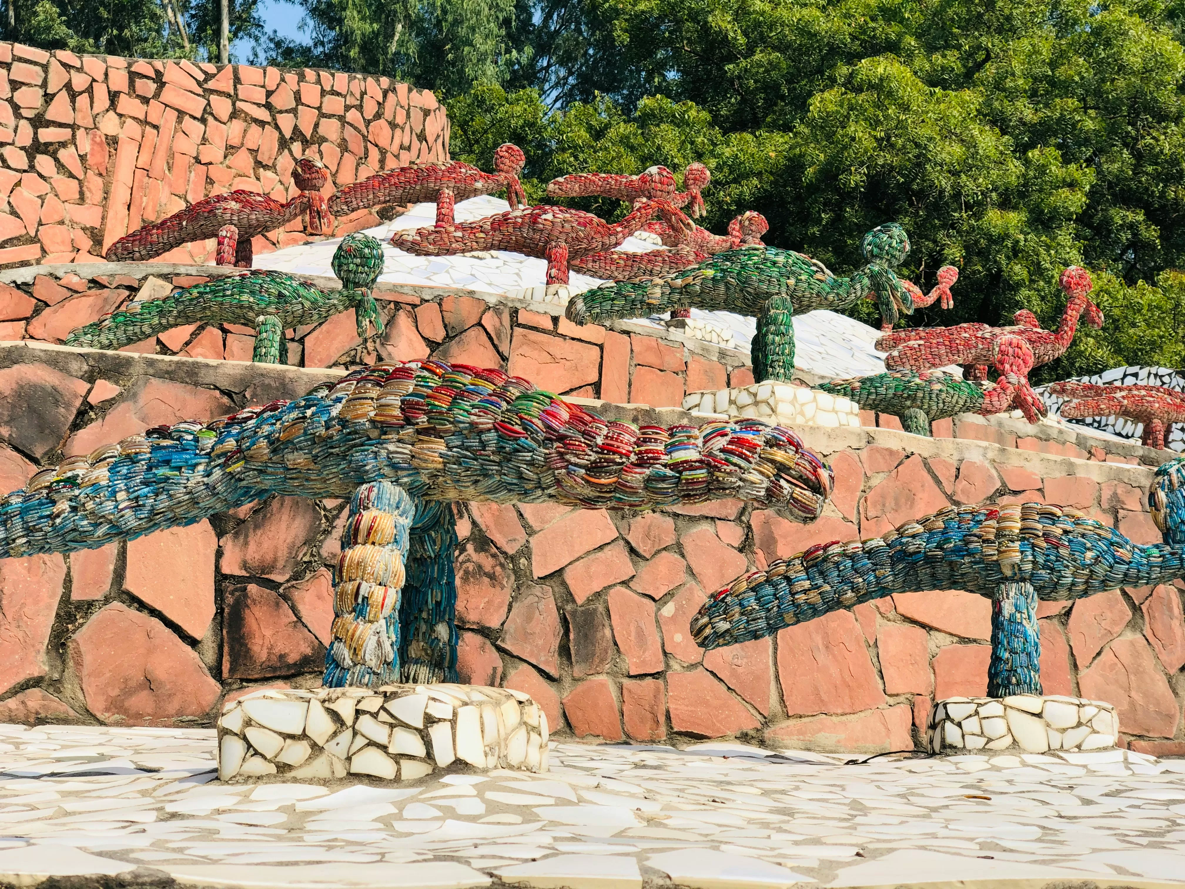 Visit Rock Garden Chandigarh to See the Beauty Carved With Rocks & Scrap
